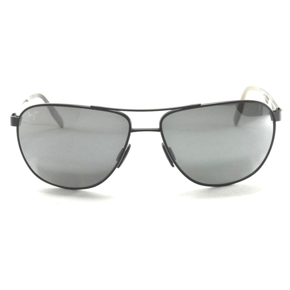 Maui Jim 728-2m Castles Matte Black / Neutral Grey Polarized Sunglasses - Picture 2 of 5